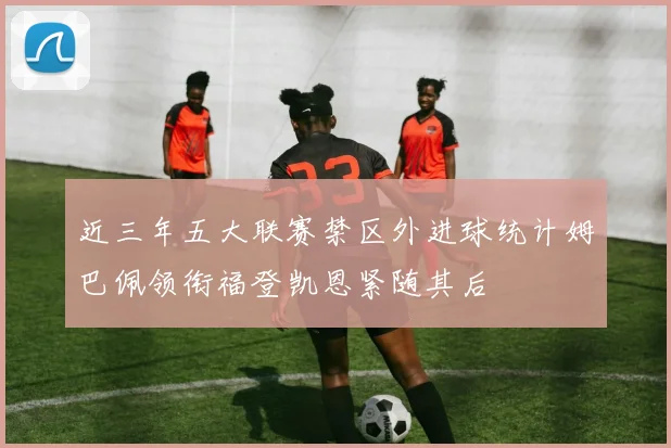 近三年五大联赛禁区外进球统计姆巴佩领衔福登凯恩紧随其后